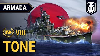 Armada: Tone  guide to using the Japanese Tier VIII cruise | World of Warships
