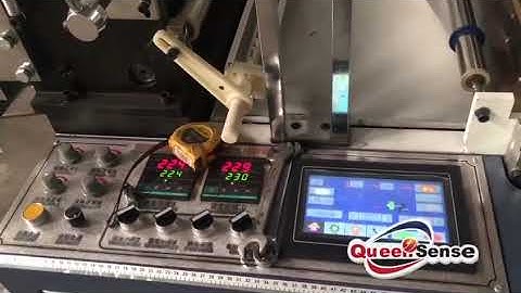 Queensense / SHXJ-B1000 cold cutting plastic bag making machine