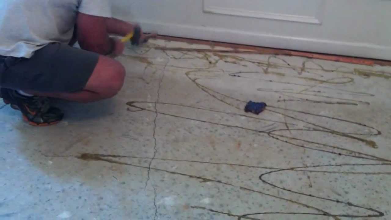 How To Remove Tack Strip From Concrete Flooring Youtube