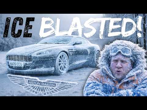 Dry Ice Blasting The Cheap Auction Aston Martin DB9!