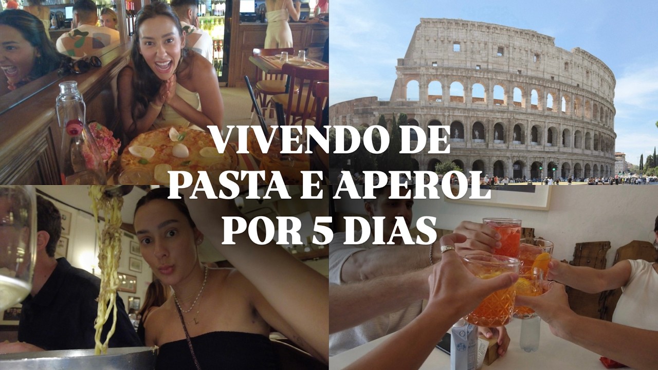 5 dias nos melhores restaurantes de Roma, città eterna