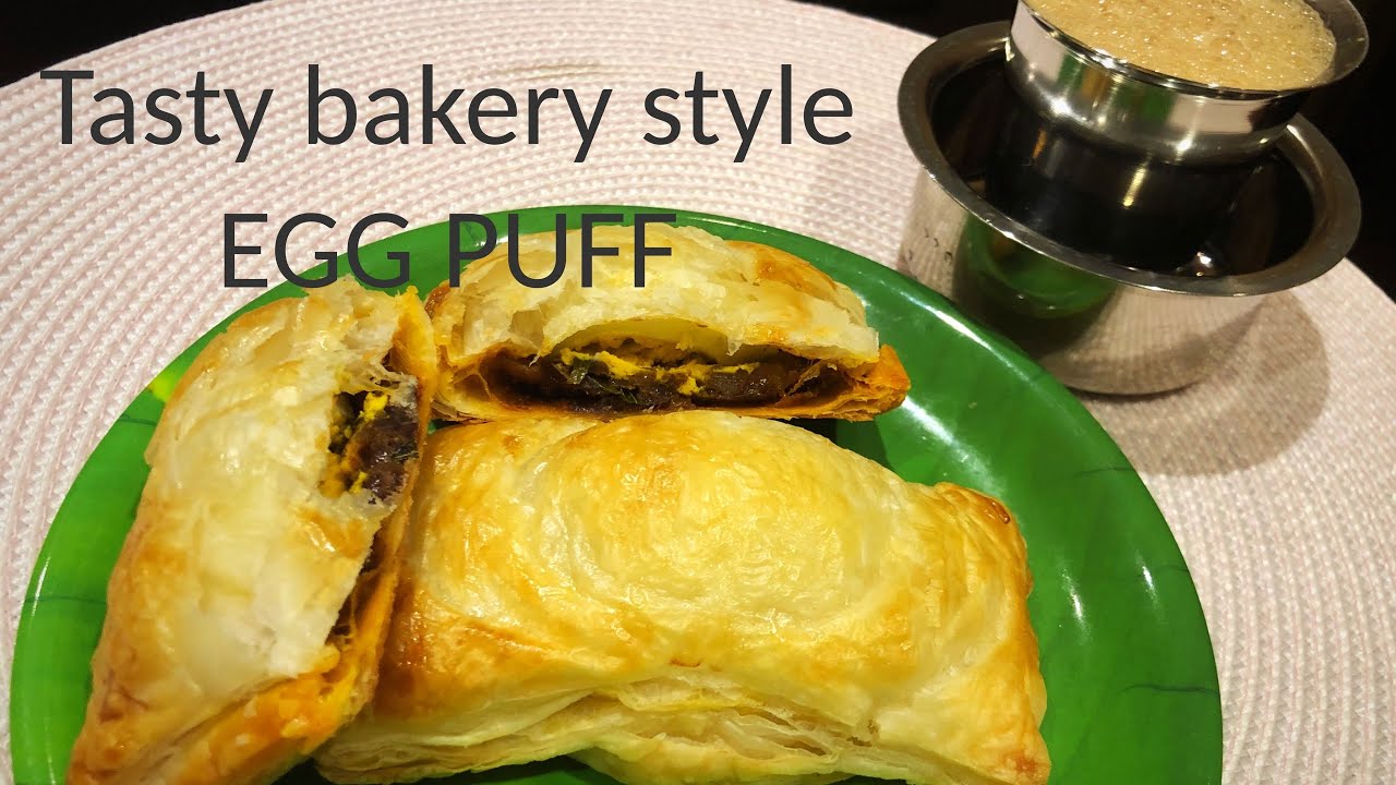 Tasty Bakery style Egg puff - YouTube