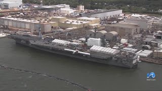 Over 100 workers laid off from the Newport News Shipbuilding division: HII