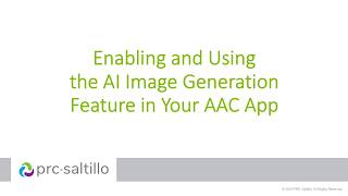 How To | Enable and Use AI Image Generation in Your AAC App