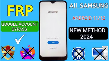 All Samsung A02s,A10s,A20s,A03s,A12,A21,A32,A70,A50 Frp Bypass Android 11/12 Google Account Bypass