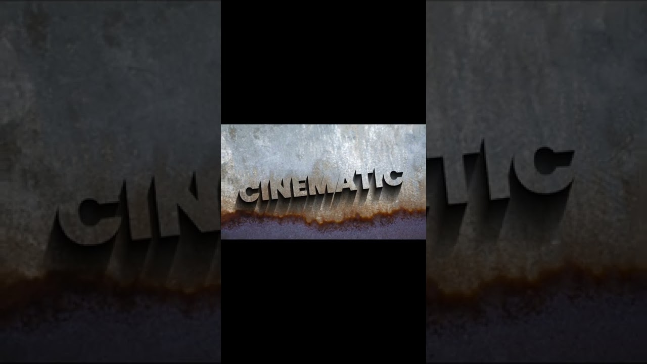 cinematic intro 3d animation alight motion