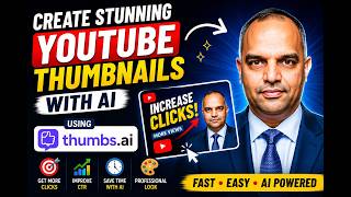 Create Stunning YouTube Thumbnails with AI 🤯 | Thumbs.ai Tutorial for More Views & Clicks!
