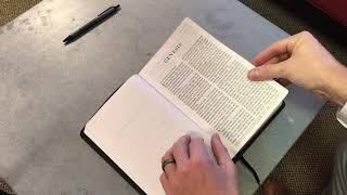 ESV Personal Size Large Print Bible in Genuine Leather