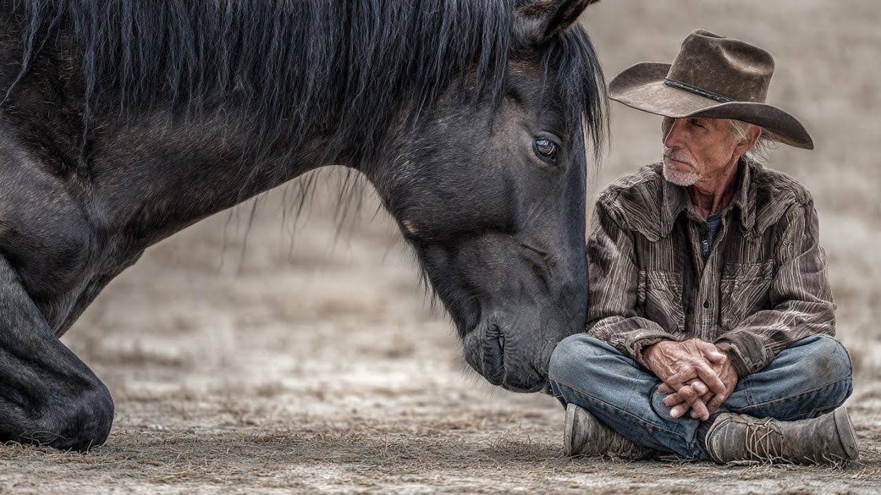 He Spent 3 Days Waiting For The Wild Horse To Trust Him. The Moment It Happened Will Melt Your Heart