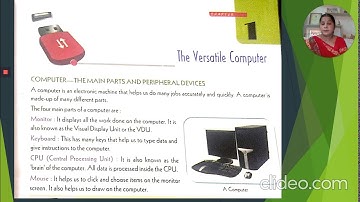 The Versatile Computer-part-1 - Chapter-1-Computer-Class 5th