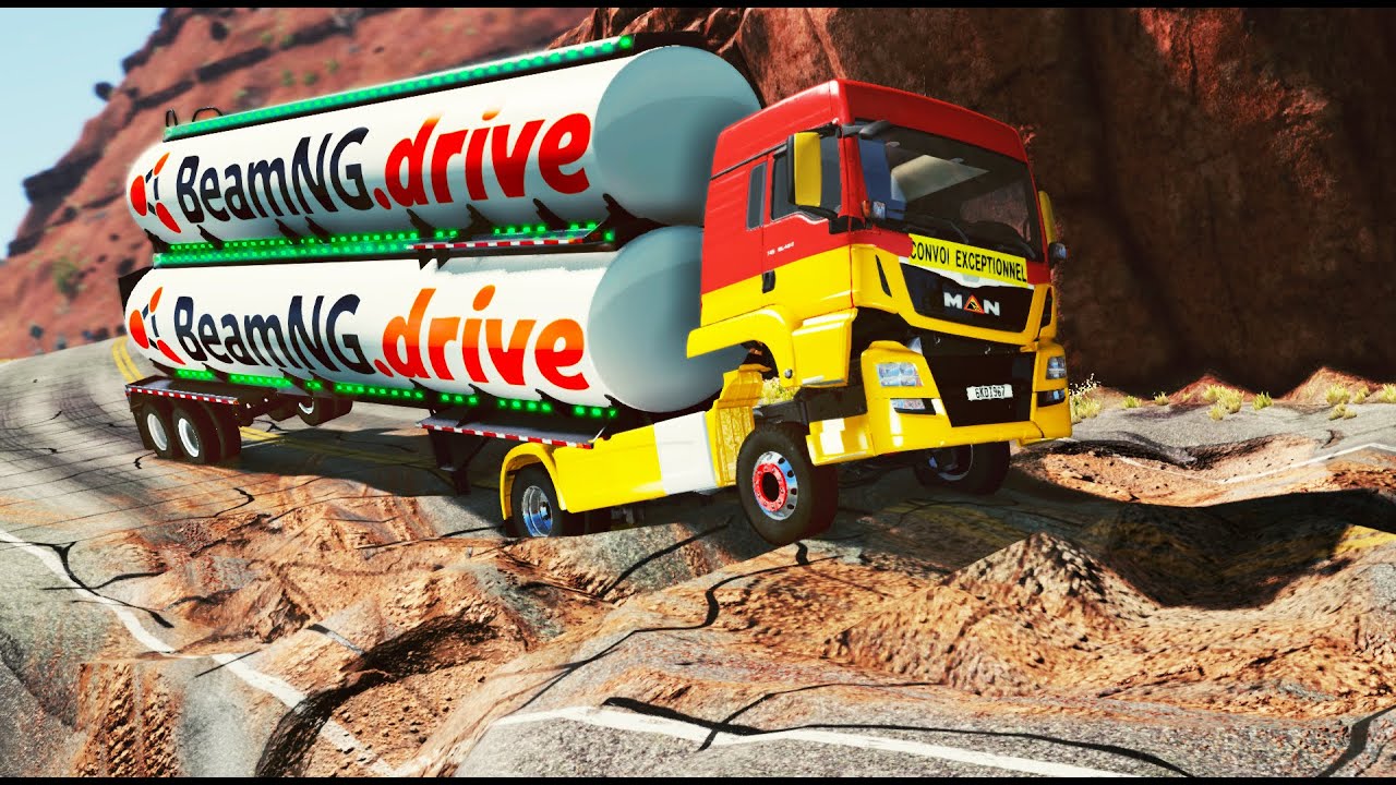 Trucks vs Potholes #27 | BeamNG.DRIVE