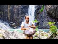 Handpan meditation in a waterfall  satya d kurd 20