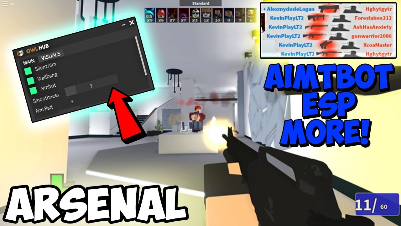 The Best Roblox Arsenal Aimbot Esp And More Working July 2020 Youtube - roblox arsenal esp