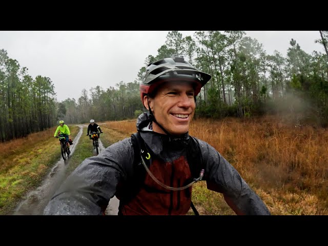 A Downpour in the Swamp-Bikepacking Florida-Ep 2 class=