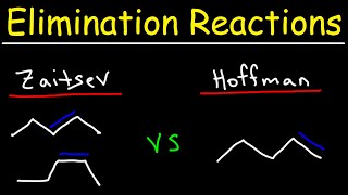 Zaitsev vs Hoffman's Product - E2 Elimination Reactions
