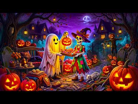 Trick or Treat ? 🎃 Spooky Halloween Music 🎃 Relaxing Halloween Night Ambience