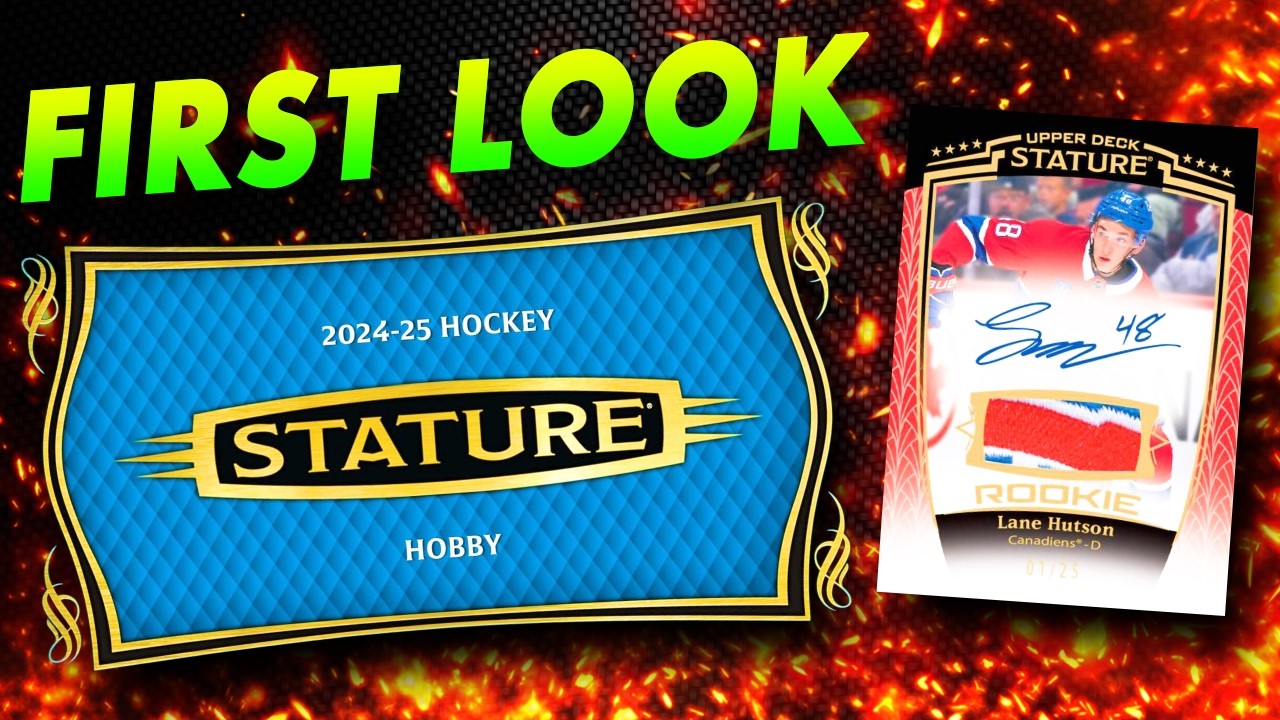 2024-25 Upper Deck Stature Hockey: Dual Rookie Class?! Full Checklist + Hits Breakdown