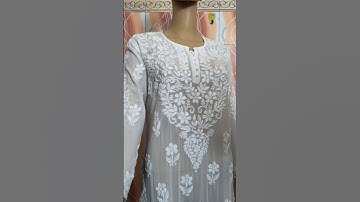 Chikankari kurti and kurti design #chikankari #fashion #ethnicwear #kurti