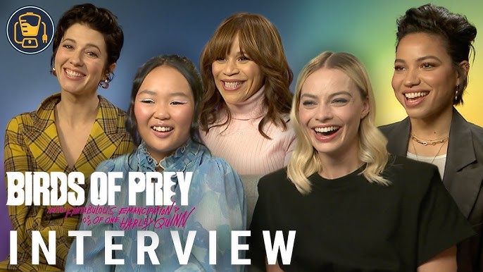 Margot Robbie And Cast At Times Square Birds of Prey Fan Experience -  Talking With Tami