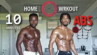 10min Home Friendly Abs workouts | Burn Belly Fat & Calories  #shorts #homeworkout #africa 