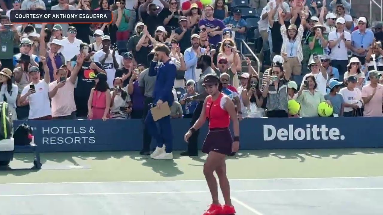 Alex Eala's winning point in US Open