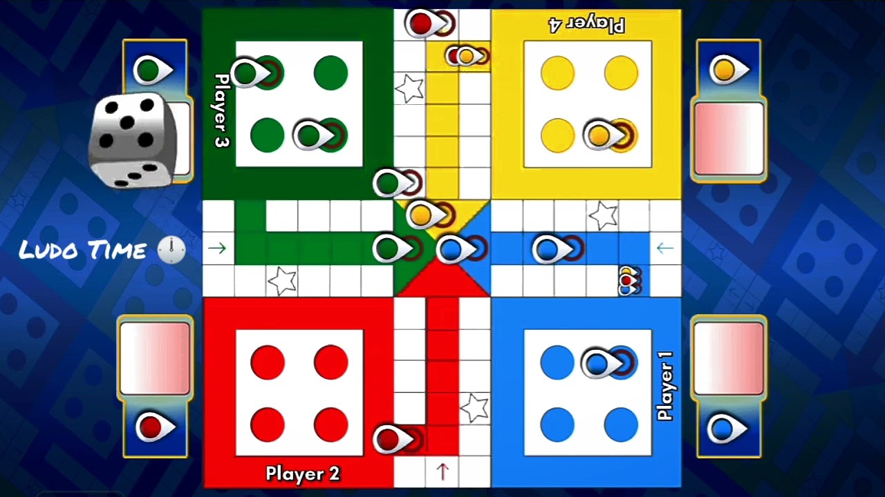 Ludo game in 4 players | Ludo king | Ludo gameplay 
