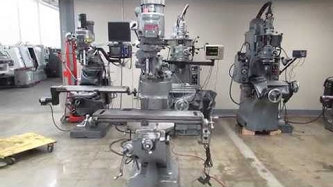 Bridgeport Series I Vertical Knee Mill w/ 2-Axis DRO