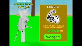 Buying stage 19 in Ultra Lifting Simulator Roblox