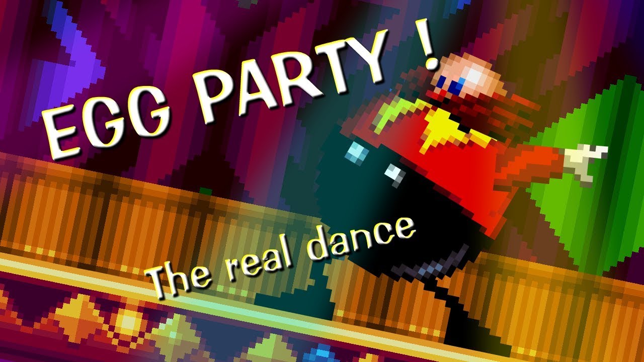 EGG PARTY ! the real dance. Sprite animation (Trainwreck Of Electro Swing)