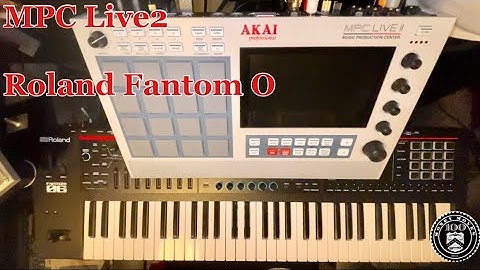 MPC Live 2 Retro w/ Roland Fantom and the iRig.