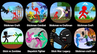Stickman Craft Rescue Mission, Stickman Combat, Stickman Vs Craftman, Stick Zombie, Stick War Legacy screenshot 4