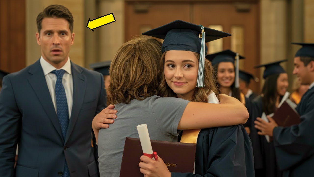 Un milliardaire voit son ancienne femme de chambre lors d'une remise de diplômes avec une jeune femm