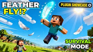 FeatherFly Plugin Showcase: Feather-Powered Flight in Minecraft!