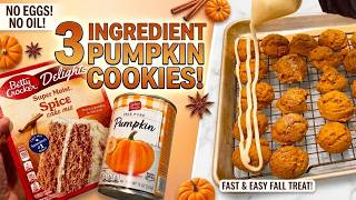 The Viral 3 Ingredient Pumpkin Spice Cookies That Broke the Internet