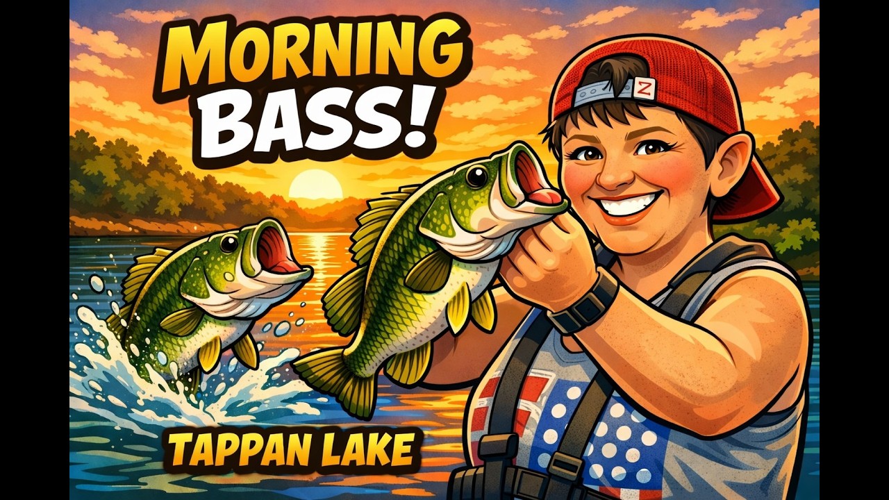 Morning Bass Fishing at Tappan Lake