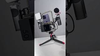 Broadcast Camera setup with iphone?/shorts iphone mic light camerastand