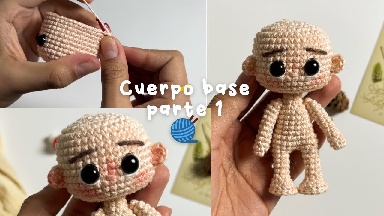 🧶Tutorial cuerpo base amigurumi ESP/ENG | Parte 1