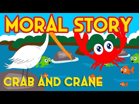 Crane And Crab Story : Kids Stories in tamil