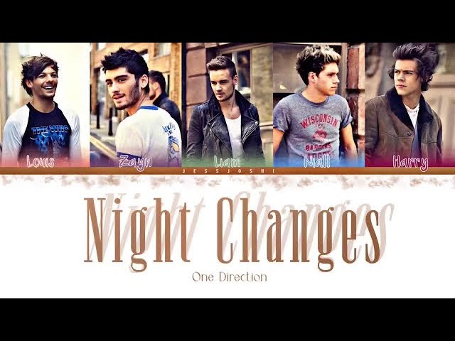 One Direction - Night Changes (Color Coded Lyrics By Jessjoshi) class=