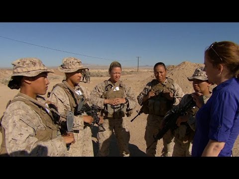 Marine Corps experiment tests women for combat duty