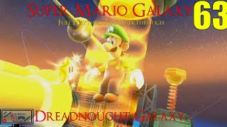 Super Mario Galaxy (Wii) Part 63: Dreadnought Galaxy (Luigi)