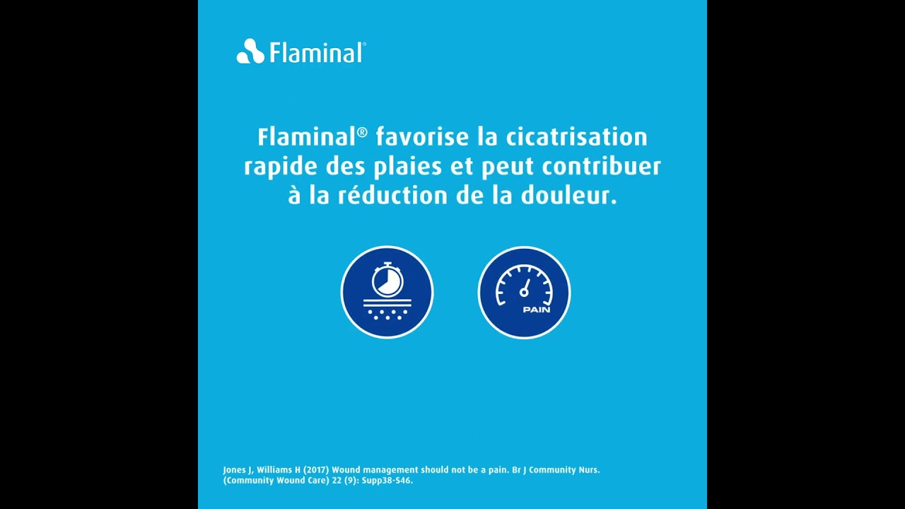 Flaminal® - pour les plaies difficiles à cicatriser