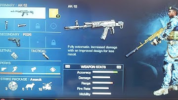 Cod Ghosts Best Class Setup- AK-12 awesome weapon!