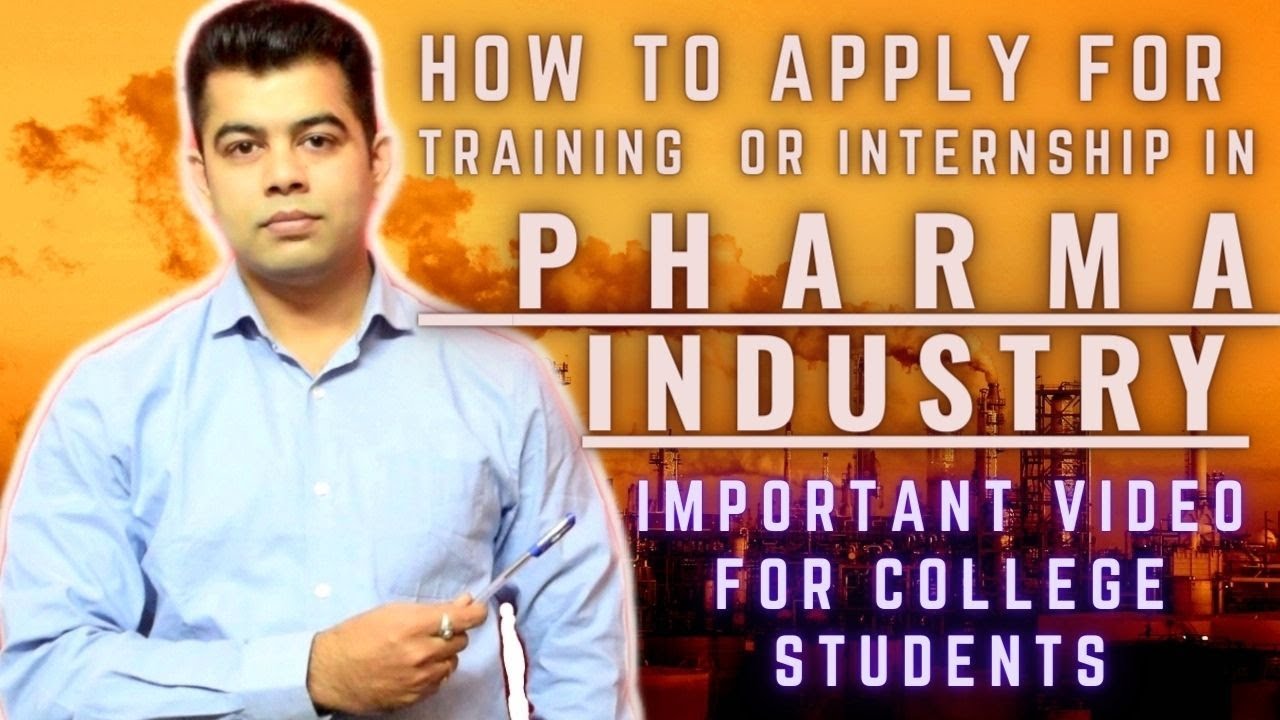 How To Apply For Training In Pharma Industry Youtube