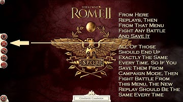 Upload Perfect Battle Replays? ROME 2 Battle Replay Fix