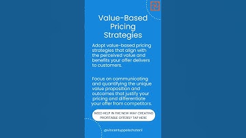 Value-Based Pricing Strategies