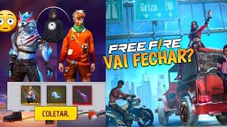 URGENTE! FREE FIRE FORA DO AR? NOVO PUNHO, LOBISOMEN, EVENTO DE NATAL, NOVOS EVENTOS