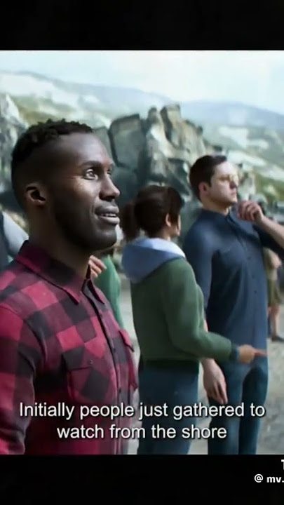 a titan strack at beach#story#movie