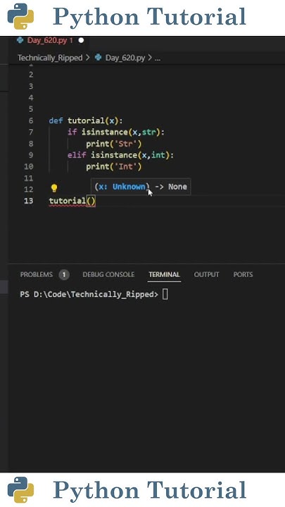 Create Flexible Functions With 'Any' | Python Tutorial - YouTube