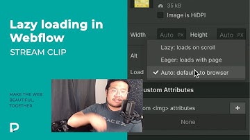 Lazy loading in Webflow - Stream clip